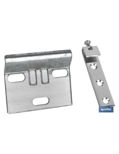 SET COLGADOR DE ARMARIO ZINCADO 60 MM VENTA UNITARIA