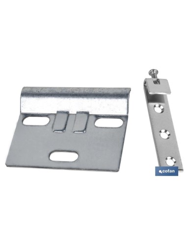 SET COLGADOR DE ARMARIO ZINCADO 60 MM VENTA UNITARIA