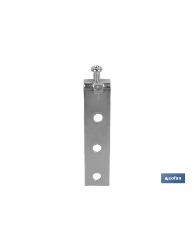 GANCHO COLGADOR ZINCADO CON TORNILLO REGULADOR
