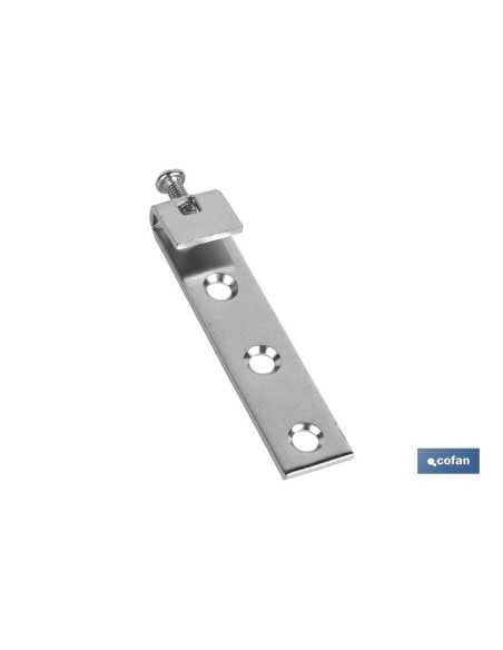 GANCHO COLGADOR ZINCADO CON TORNILLO REGULADOR VENTA UNITARIA
