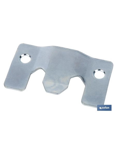 CHAPA ANCLAJE ZINCADA 60 X 35 MM
