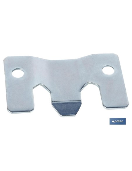 CHAPA ANCLAJE ZINCADA 60 X 35 MM