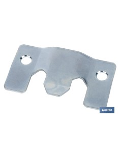 SET 2 UDS CHAPA ANCLAJE ZINCADA 60 X 35 MM VENTA UNITARIA 2