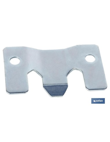 SET 2 UDS CHAPA ANCLAJE ZINCADA 60 X 35 MM VENTA UNITARIA