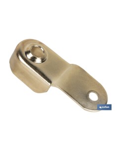 SOPORTE BARRA ARMARIO LATÓN VENTA UNITARIA