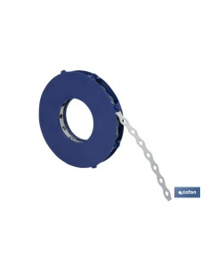 CINTA PERFORADA GALVANIZADA 17 X 0,8 X 10 M