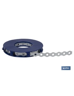 CINTA PERFORADA GALVANIZADA 17 X 0,8 X 10 M 2