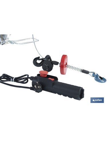 POLIPASTO ELÉCTRICO 1020 W 250/500 KG ELEVACIÓN 10/20 M