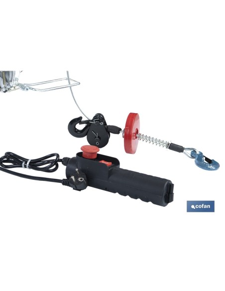 POLIPASTO ELÉCTRICO 1020 W 250/500 KG ELEVACIÓN 10/20 M
