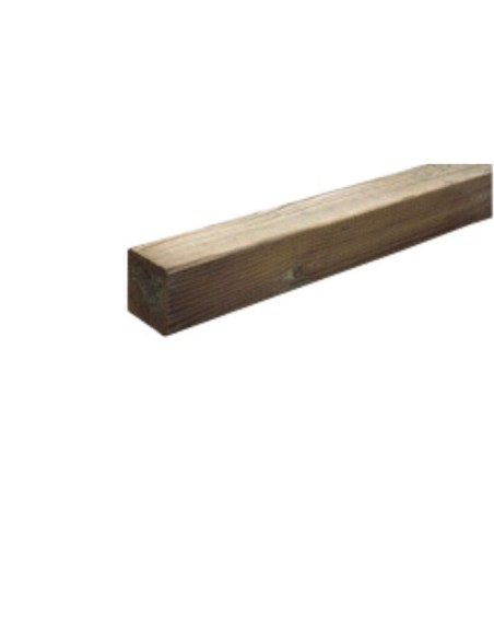 POSTE CUADRADO 7X7X240 MARRON (D) FOREST STY