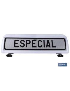 CARTEL AVISADOR ACOMP. VEH. - ESPECIAL V-21
