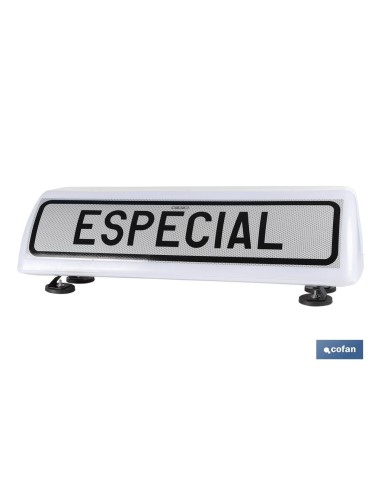 CARTEL AVISADOR ACOMP. VEH. - ESPECIAL V-21