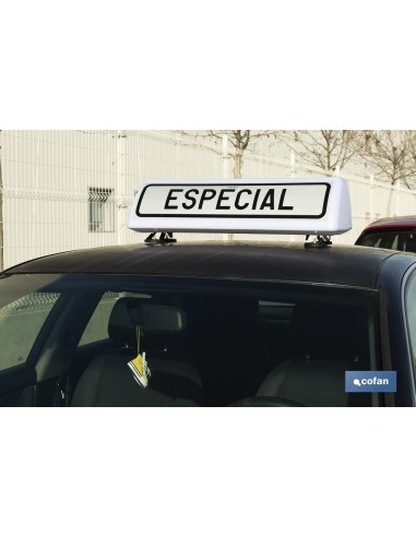CARTEL AVISADOR ACOMP. VEH. - ESPECIAL V-21