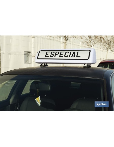 CARTEL AVISADOR ACOMP. VEH. - ESPECIAL V-21