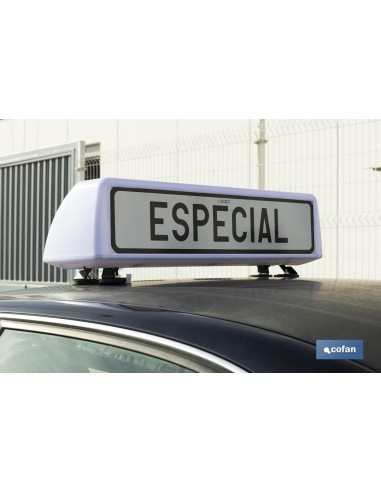 CARTEL AVISADOR ACOMP. VEH. - ESPECIAL V-21