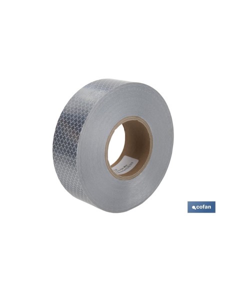 ROLLO RETROREFLECTANTE CONTINUO - 50M BLANCO