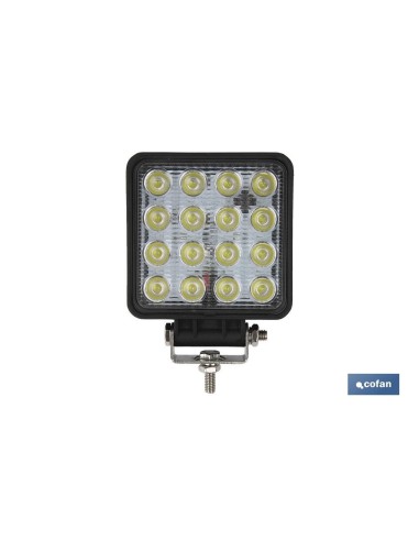 FARO TRABAJO 16 LED 3360Lm 6000K 48W, IP67 (10-30V)