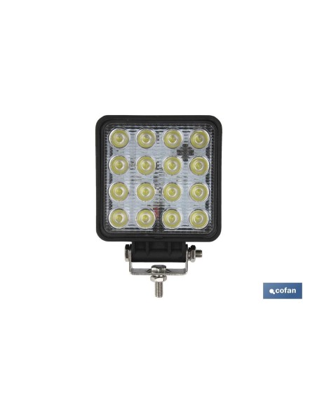 FARO TRABAJO 16 LED 3360Lm 6000K 48W, IP67 (10-30V)