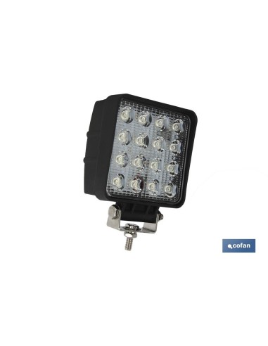 FARO TRABAJO 16 LED 3360Lm 6000K 48W, IP67 (10-30V)