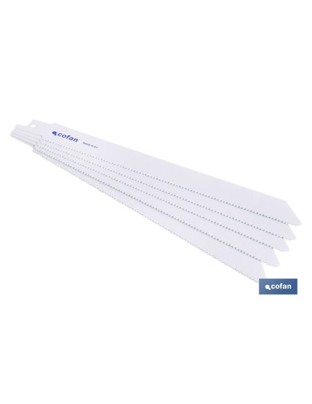 HOJA DE SIERRA DE SABLE (5PCS) BIMETAL 130X14 - METAL