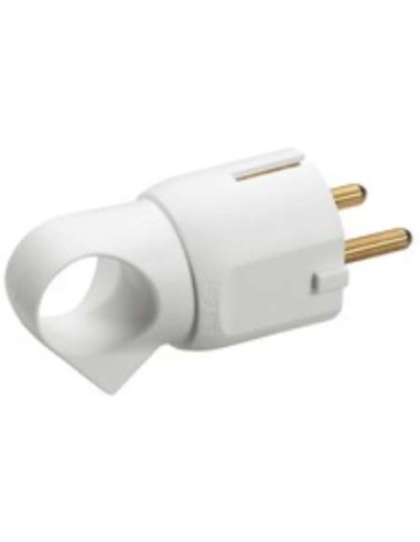 CLAVIJA 2P+T 16A BLANCA CON TIRADOR