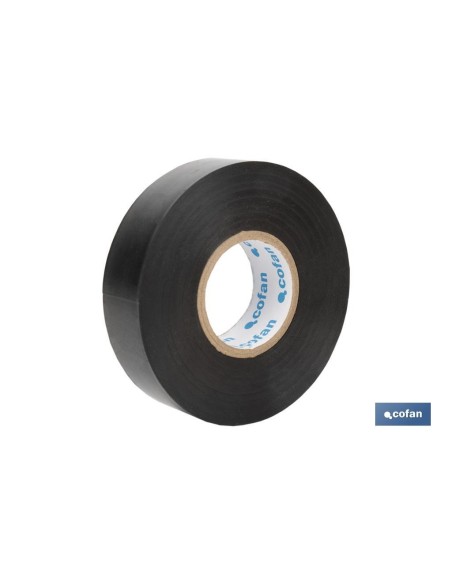 CINTA AISLANTE 180 Micras NEGRA 19mmX20 Metros