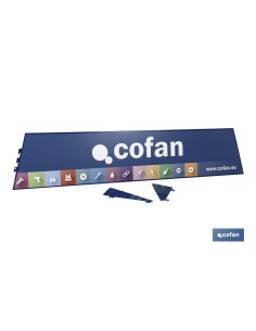 CARTELA CON LOGO COFAN 1000X200 EXPOSITOR RINCÓN