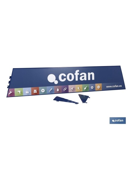CARTELA CON LOGO COFAN 1000X200 EXPOSITOR RINCÓN