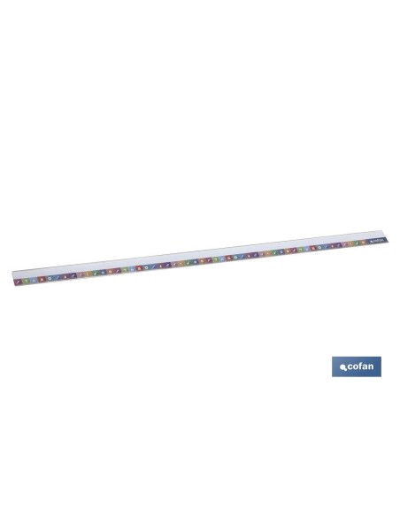 PORTAPRECIOS C/TIRA PARA BANDEJA 1000 X 39 MM