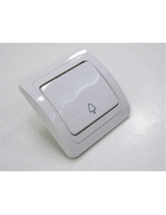 PULSADOR TIMBRE 10A 250V BLANCO REF.10026
