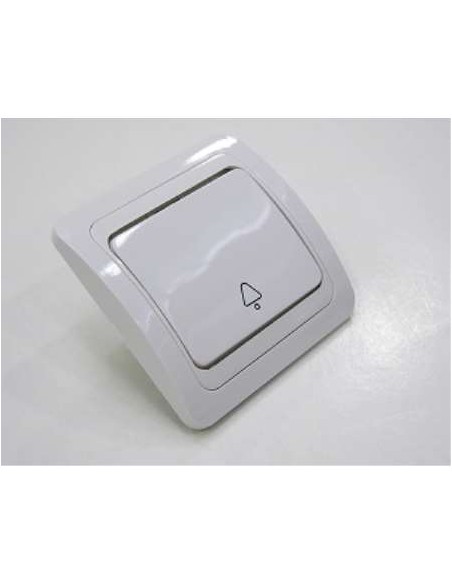 PULSADOR TIMBRE 10A 250V BLANCO REF.10026