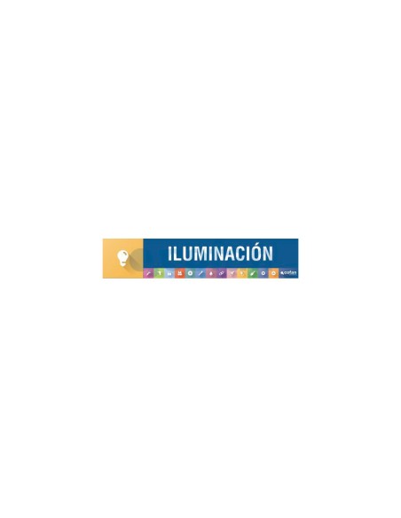SEÑALETICA IMANTADA PARA EXPOSITOR 975 x 200 mm - ILUMINACIÓN