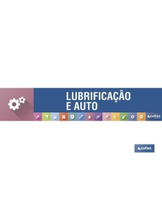 SEÑALETICA IMANTADA PORTUGUES PARA EXPOSITOR 975 x 200 mm - LUBRIFICAÇAO E AUTO