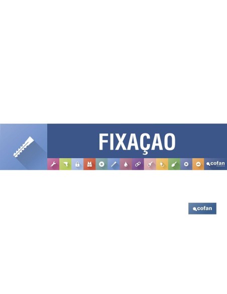 SEÑALETICA IMANTADA PORTUGUES PARA EXPOSITOR 975 x 200 mm - FIXAÇAO