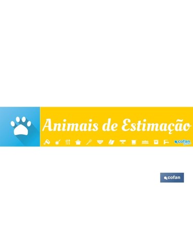 SEÑALETICA IMANTADA PARA EXPOSITOR 975 x 200 mm - ANIMAIS DE ESTIMAÇÃO