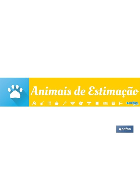 SEÑALETICA IMANTADA PARA EXPOSITOR 975 x 200 mm - ANIMAIS DE ESTIMAÇÃO
