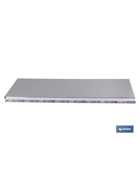 PORTAPRECIOS C/TIRA PARA BANDEJA 500 X 39 MM