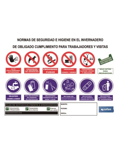 CARTEL MULTISEÑAL 70 X 100 MM