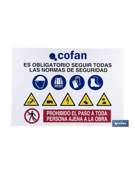 CARTEL OBRA GLASSPACK 1000X700MM