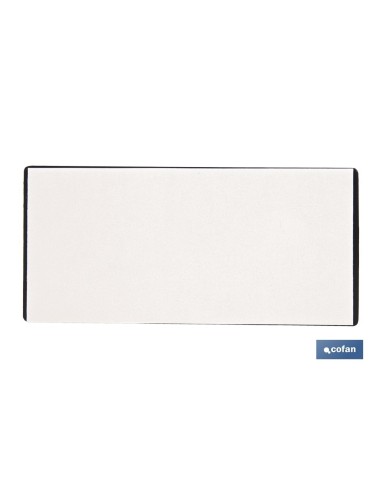 CATADIÓPTRICO RECTANGULAR BLANCO 106 X 50 MM ADHESIVO