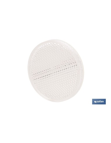 CATADIÓPTRICO REDONDO BLANCO Ø 60 MM ADHESIVO