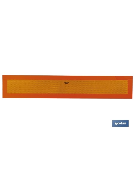 PLACA V-6 VEHICULOS LARGOS 1130X200MM.