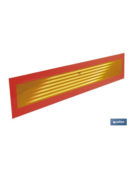 PLACA V-6 VEHICULOS LARGOS 1130X200MM.