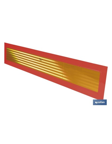 PLACA V-6 VEHICULOS LARGOS 1130X200MM.