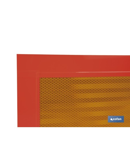 PLACA V-6 VEHICULOS LARGOS 1130X200MM.