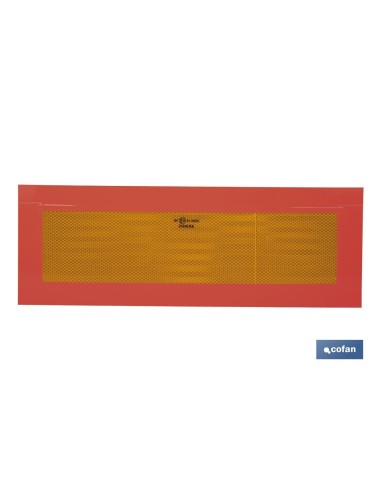 PLACA V-6 PARA VEHICULOS LARGOS 565X200MM.