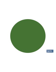 CIRCULO ADHESIVO VERDE 100 mm PARA CRISTAL