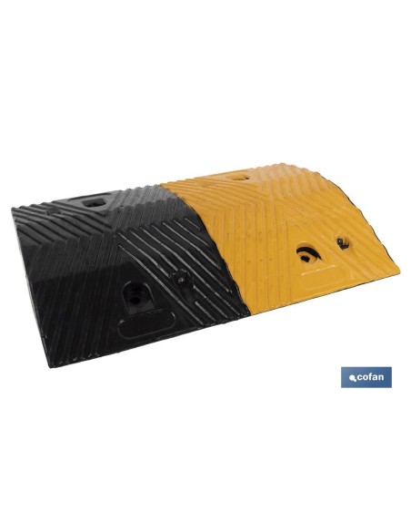 REDUCTOR VELOCIDAD AMAR/NEGRO 500x350x50 mm