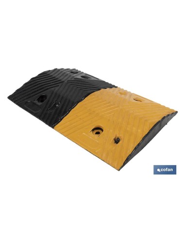 REDUCTOR VELOCIDAD AMAR/NEGRO 500x350x50 mm
