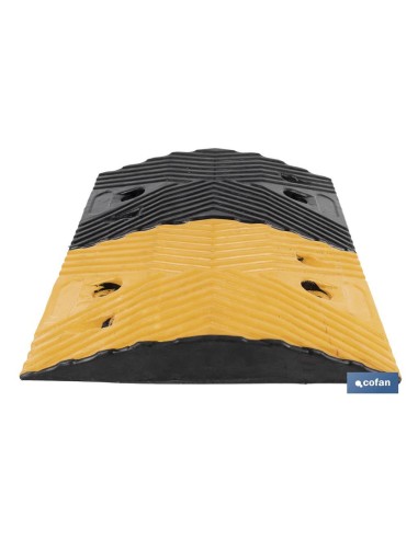 REDUCTOR VELOCIDAD AMAR/NEGRO 500x350x50 mm